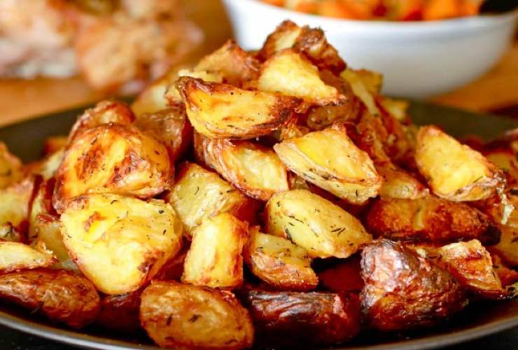 Patate al forno perfette il segreto