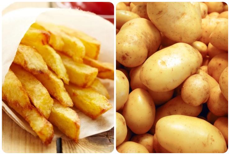 Richiamo alimentare per patate e patatine