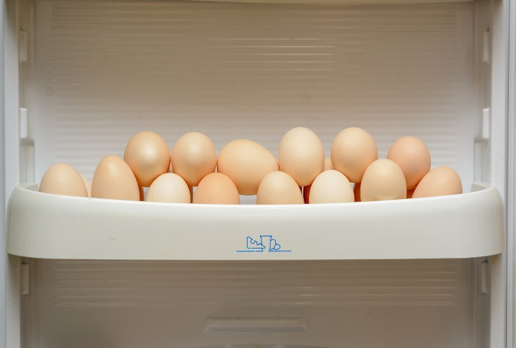 Dov'è che non vanno mai messe le uova in frigo?
