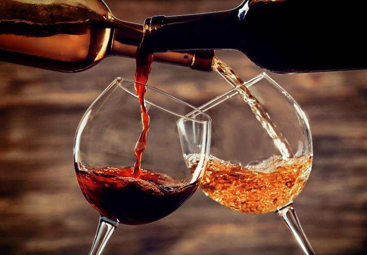 Valore calorico vino bianco e vino rosso - Laterradelgusto.it