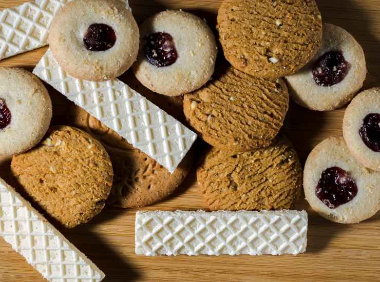 Biscotti misti per la colazione