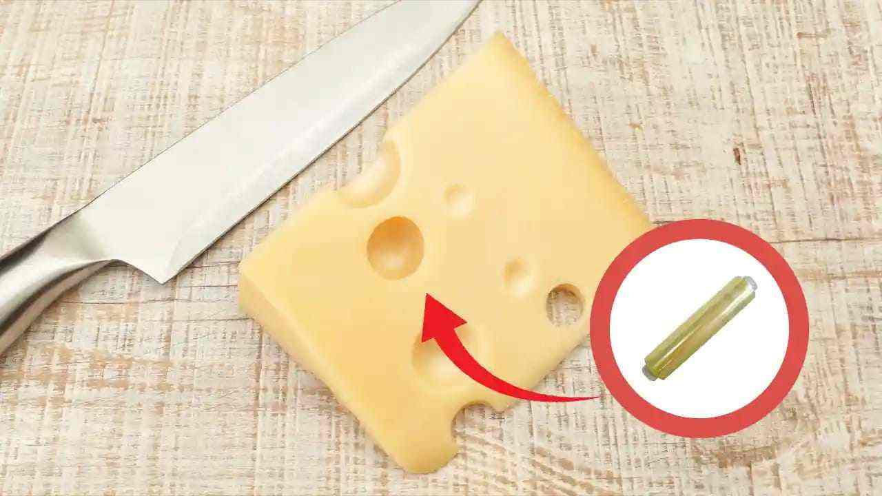 Mai utilizzare la pellicola per il formaggio