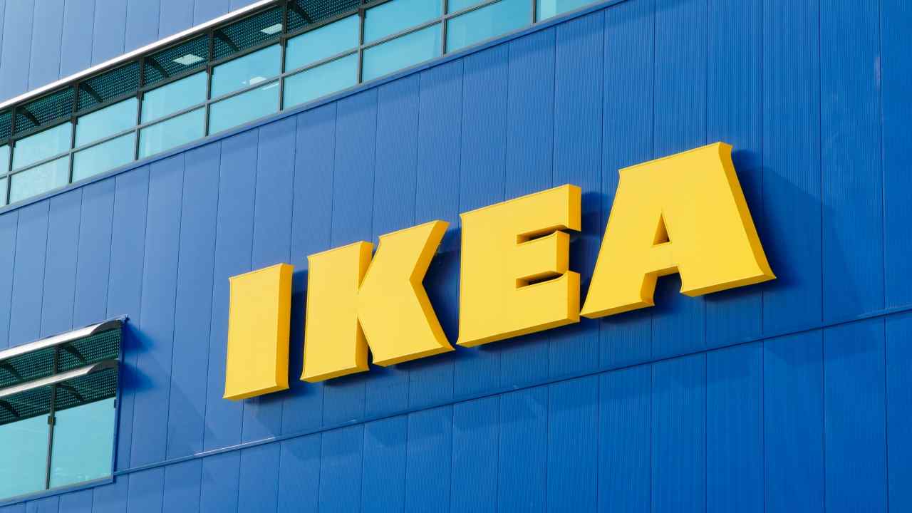 Il logo di un punto vendita Ikea