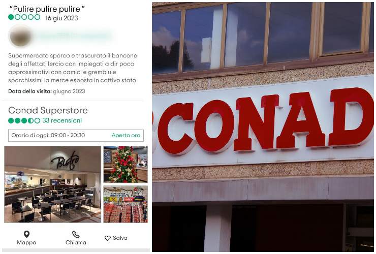 Caos alla Conad, una cattivissima recensione