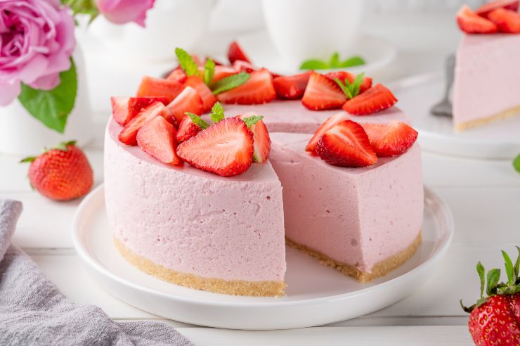 cheesecake fragole