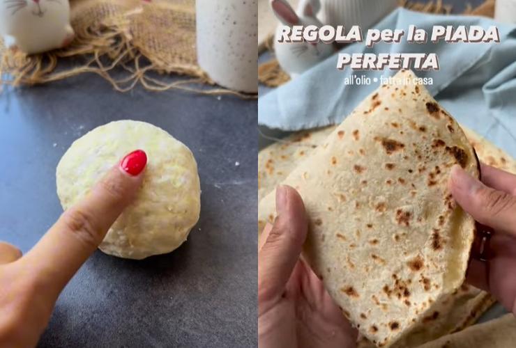 Piadina veloce home made