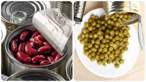 Come conservare scatole di legumi