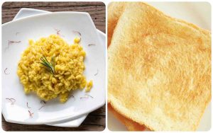 Trucco del toast per il risotto