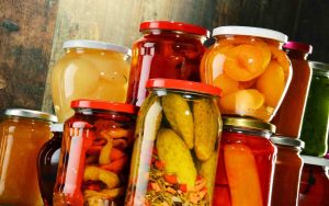 Richiamo alimentare di una verdura in barattolo