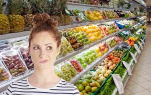 Frutta acerba o in cattivo stato