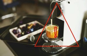 macchina caffè pericoli